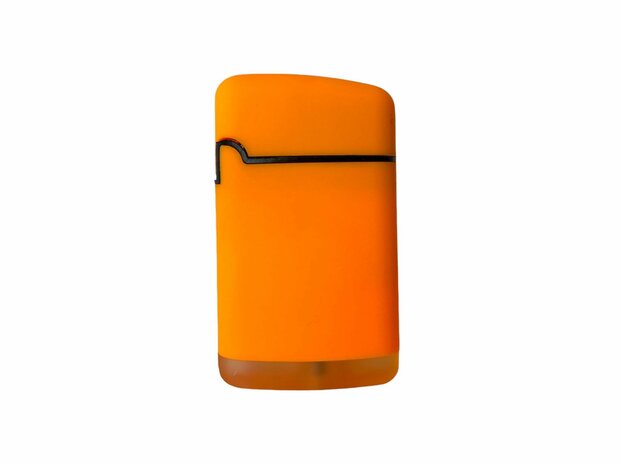 Turbo lighter 20 pieces in display - 4 ass. soft color - soft touch lighters