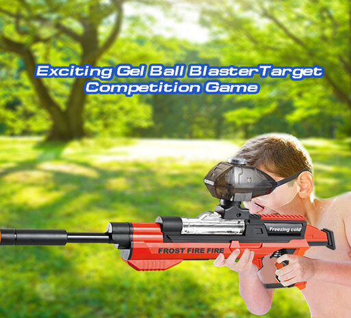 Gel Blaster - incl. gel balls - complete set - rechargeable - 61CM - Red