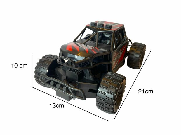 RC Auto speelgoed  Xtereme 1:18 Zwart rood