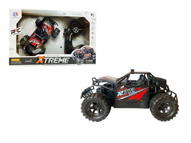 RC Car toy Xtreme 1:18 black red