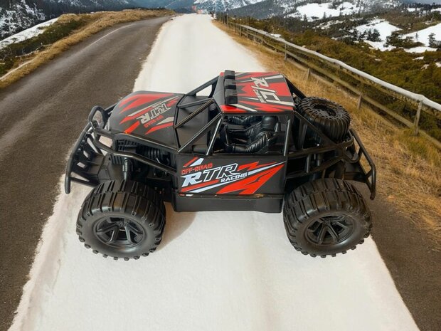 RC Car toy Xtreme 1:18 black red