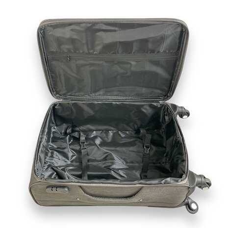 Europe Travel - fabric suitcase - Polyester trolley 68CM