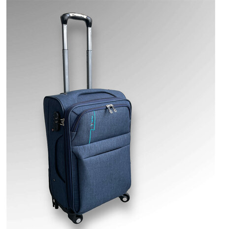 Europe Travel - hand luggage soft fabric suitcase - 58cm