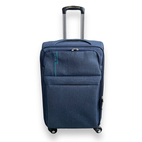 Polyester suitcase - Europe Travel - soft fabric - 68CM