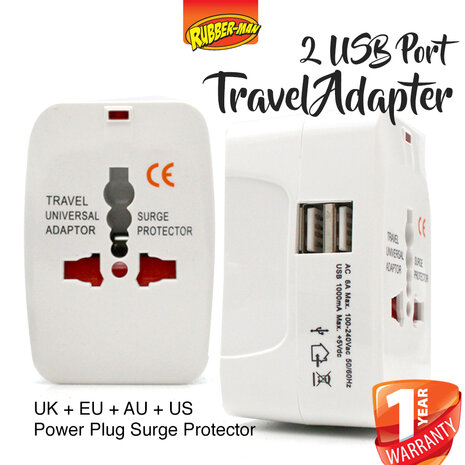 Travel adapter plug - Travel adapter - International Travel adapter 125V~250V UK/SP/IT/US/EU