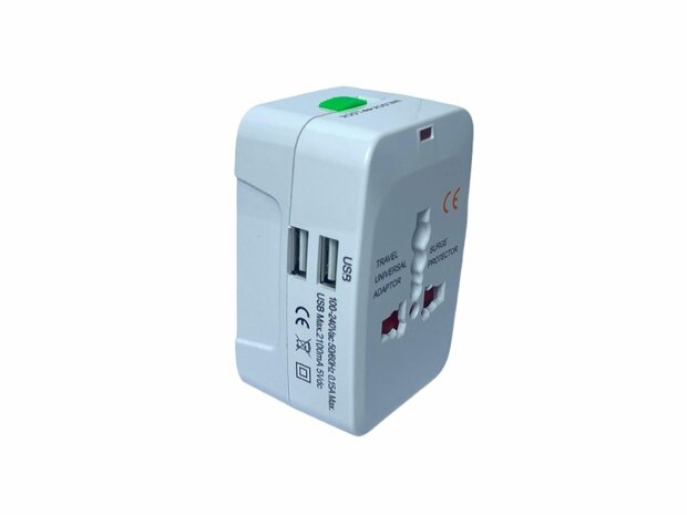 Reisadapter-stekker - Travel adapter - Internationale Reisadapter 125V~250V UK/SP/IT/US/EU