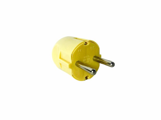 Flip plug Gold color with protective earth