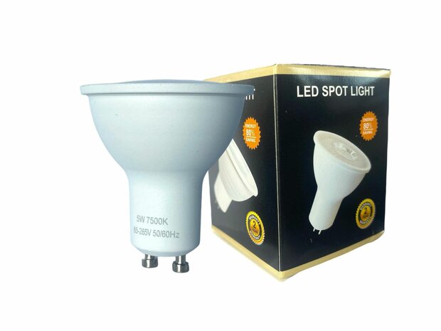 LED SPOT GU10 5W 220V Cold White 6000K 8000K