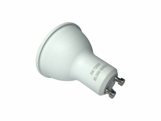 LED-SPOT GU10 5W 220V Koud Wit 6000K 8000K