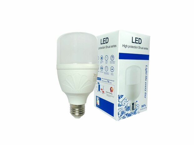 LED lamp - E27 fitting - 1W vervangt 15W - 6500K daglicht wit Energy A