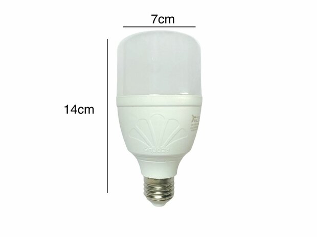 LED lamp - E27 fitting - 1W replaces 15W - 6500K daylight white Energy A