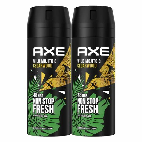 Axe Wild Mojito &amp; Cedarwood 48H Fresh - Deodorant &amp; Body Spray 150ml