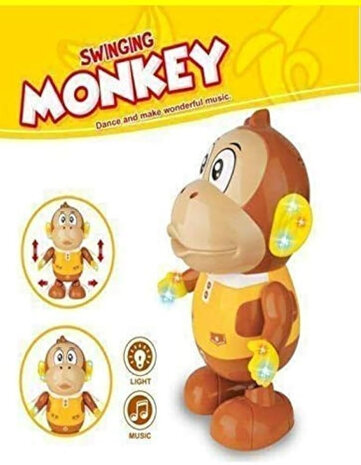 Swinging Monkey - Dancing toy monkey with sound and movement