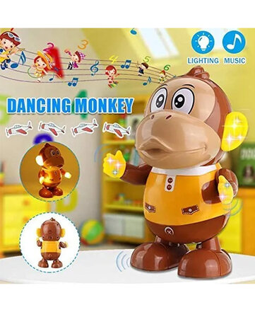 Swinging Monkey - Dancing toy monkey with sound and movement