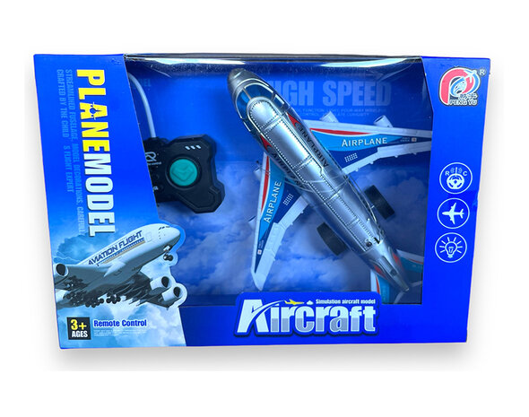 Rc Airplane - afstand bestuurbaar vliegtuig 787 - grijs