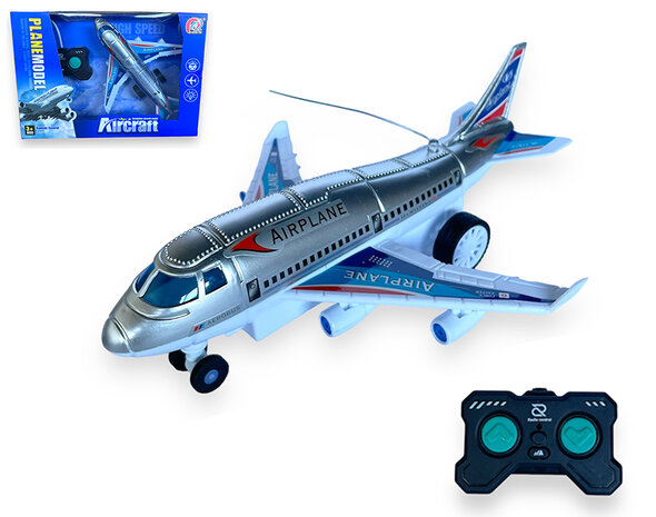 Rc Airplane - afstand bestuurbaar vliegtuig 787 - grijs