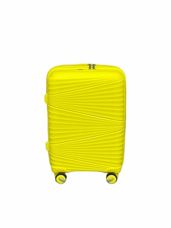 Luxury Suitcase Set Trolley Set 3-piece PP silicone travel case (Yellow color)