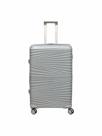 Luxury Suitcase Set - Trolley Set 3-Piece - PP Silicone Travel Case ( Gray color )