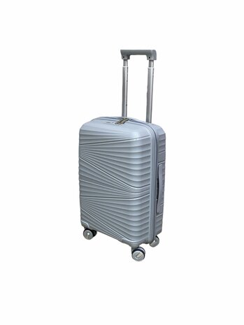 Luxury Suitcase Set - Trolley Set 3-Piece - PP Silicone Travel Case ( Gray color )