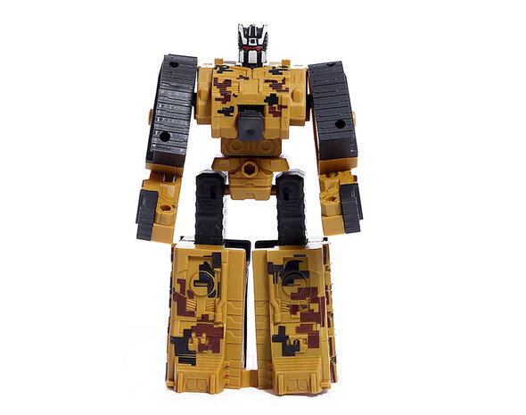 Transform X-Warrior Tank War military - robot en tank 2in1 Bruine 