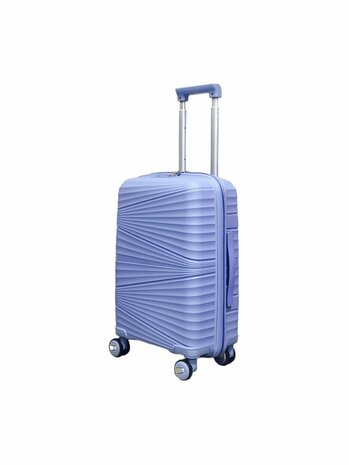 Luxury Suitcase Set - Trolley Set 3-Piece - PP Silicone Travel Case ( Light Blue )