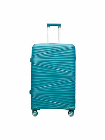 Koffers - Luxe - Set van 3 - Turquoise - 56/66/76 cm