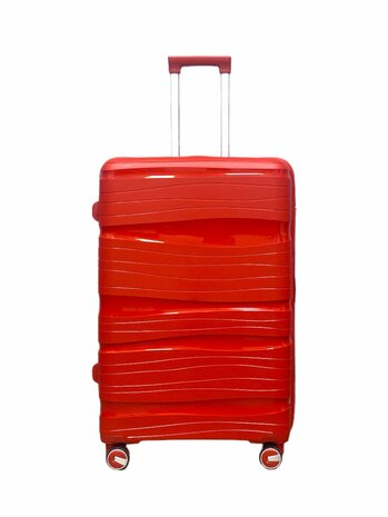 Koffers - Luxe - Set van 3 - Rood - 55/65/75 cm