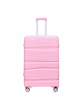 Koffers - Luxe - Set van 3 - Roze - 55/68/78 cm 