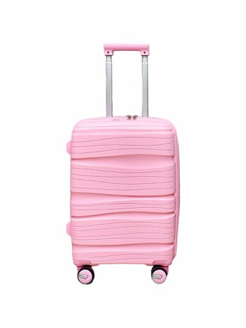 Koffers - Luxe - Set van 3 - Roze - 55/68/78 cm 