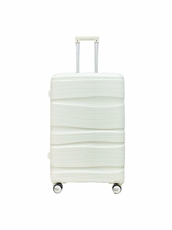 Travel suitcase - luggage - White - silicone 68CM