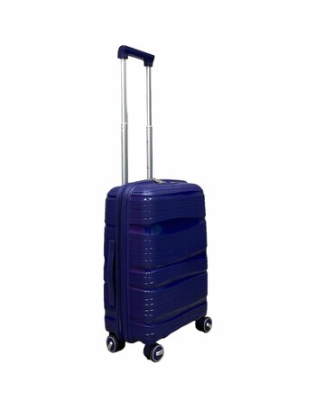 Travel suitcase - hand luggage - dark blue - silicone 55CM