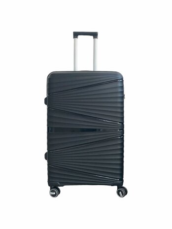 Luxury suitcase set 3 pieces 55cm+68cm+78cm black color