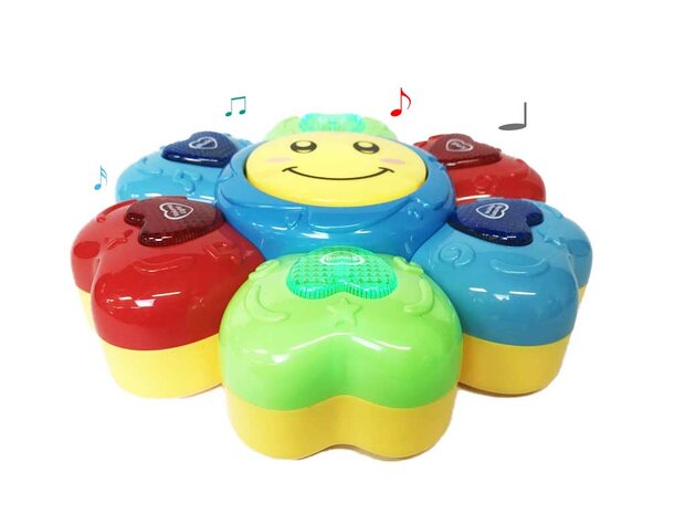 Sunflower Educational Toy Drum For Toddlers- Babies