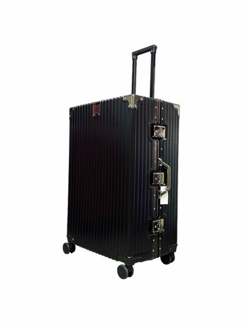 Suitcase set with hard shell, PC ABS aluminum 4 metal corners for protection