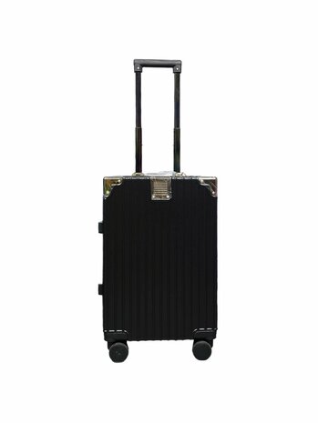 hard shell carry-on suitcase, PC ABS aluminum 4 metal corners for protection