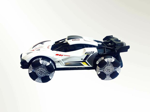 Rc Car 2.4GHZ Burn-out Smoke Car with Real Smoke and LED Lights with Sound and Rechargeable