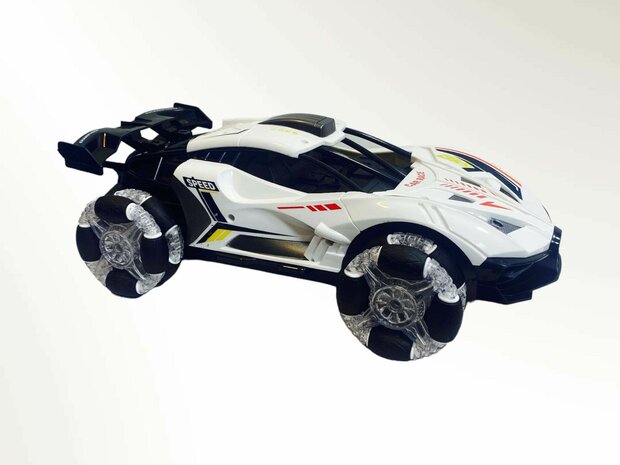 Rc Car 2.4GHZ Burn-out Smoke Car with Real Smoke and LED Lights with Sound and Rechargeable w