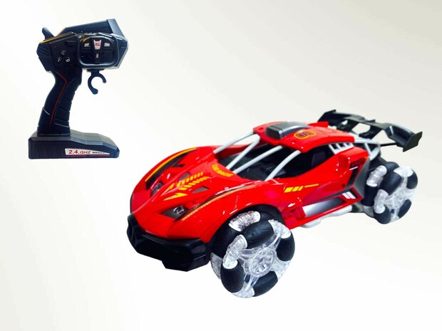 Rc Car with Real Smoke - LED Lights and Sound 2.4Ghz -1:12