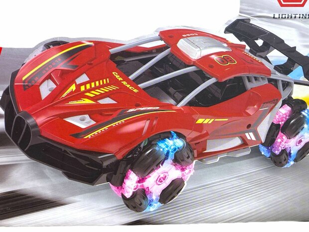 Rc Car with Real Smoke - LED Lights and Sound 2.4Ghz -1:12