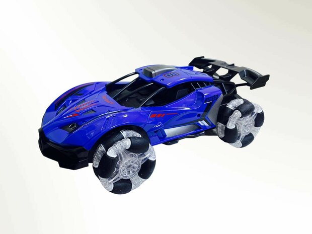 Rc auto met echte rook LED-lichtjes en Geluid 2.4Ghz -1:12 B