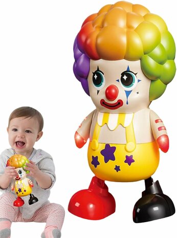 Danceing  CLOWN met geluid en kan bewegen - Special Edition Dansende Circus Clown