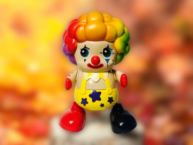 Danceing  CLOWN met geluid en kan bewegen - Special Edition Dansende Circus Clown