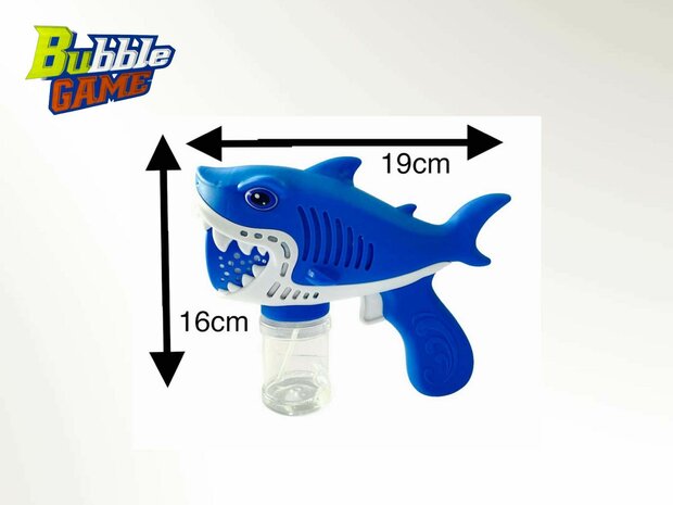 Shark Bubble Blower Toy - Bubble Gun Shark - USB Rechargeable