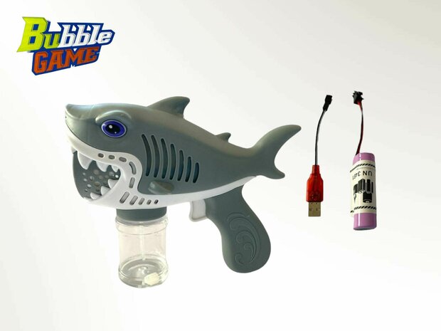 Shark Bubble Gun Toy - Bubble Gun Shark - USB Rechargeable G