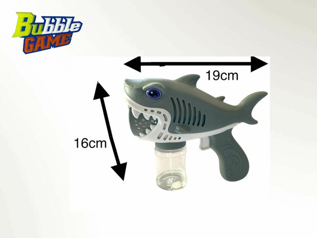 Shark Bubble Gun Toy - Bubble Gun Shark - USB Rechargeable G