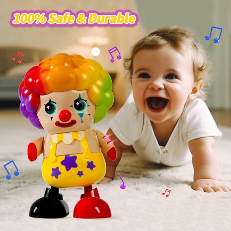 Dancing CLOWN with sound and can move - Special Edition Dancing Circus Clown