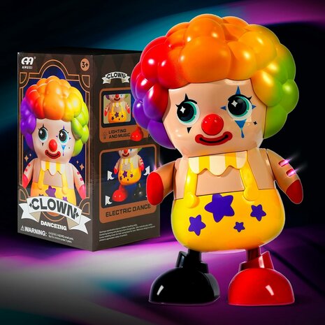 Danceing  CLOWN met geluid en kan bewegen - Special Edition Dansende Circus Clown