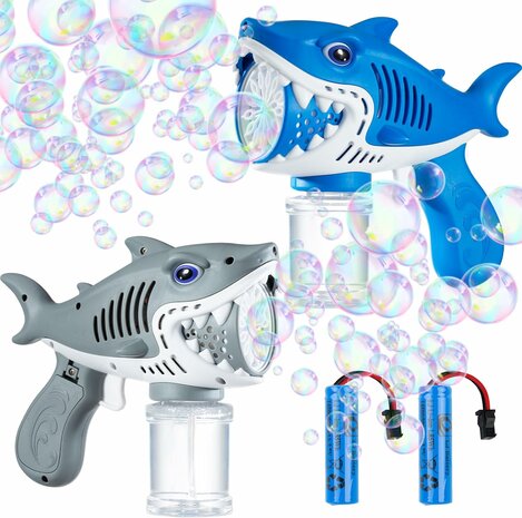 Shark Bubble Blower Toy - Bubble Gun Shark - USB Rechargeable