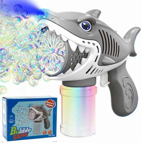 Shark Bubble Gun Toy - Bubble Gun Shark - USB Rechargeable G