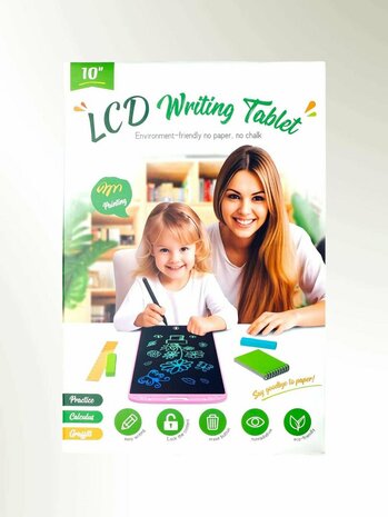 Creative - LCD Schrijfbord 10 Inch - LCD Tekentablet - Tekenbord kinderen - kindertablet 